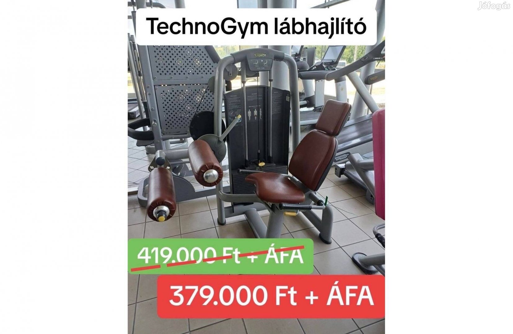 Technogym lábhajlító