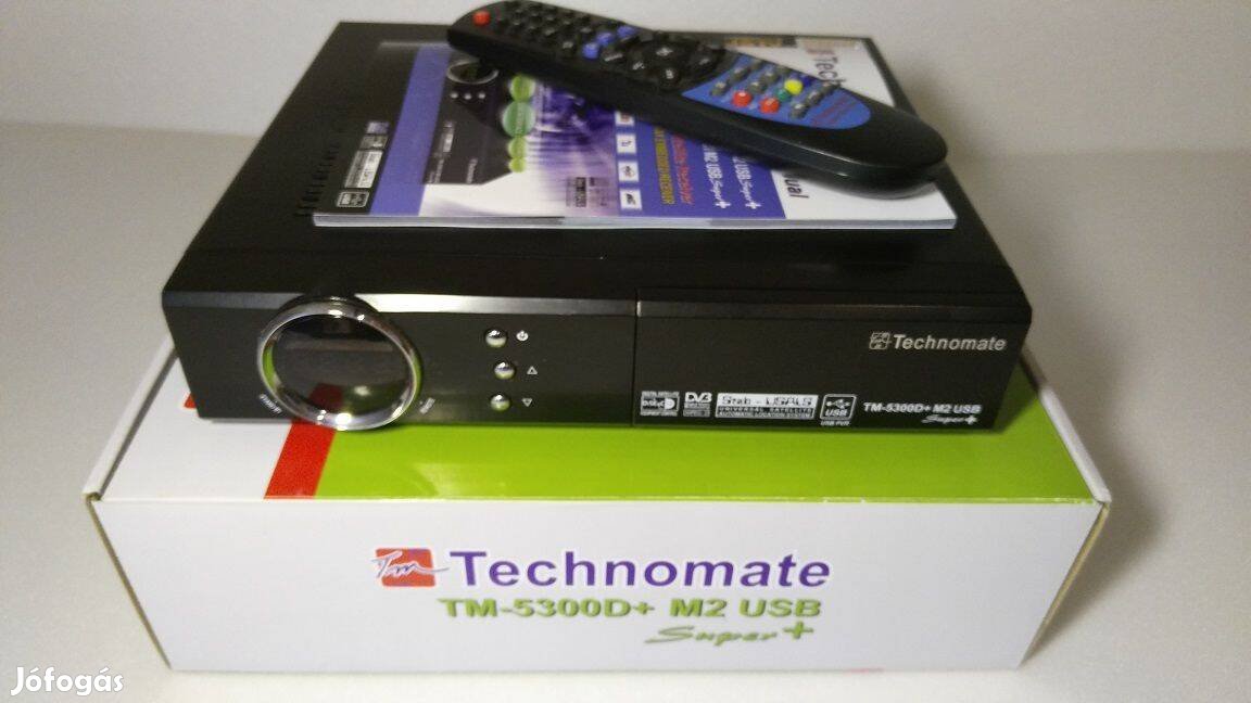 Technomate TM-5300D+ M2 USB műholdas beltéri egység