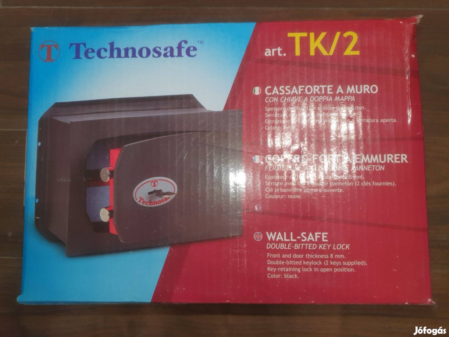 Technosafe TK 2 faliszéf páncélszekrény Saját részre lett vásárolva,