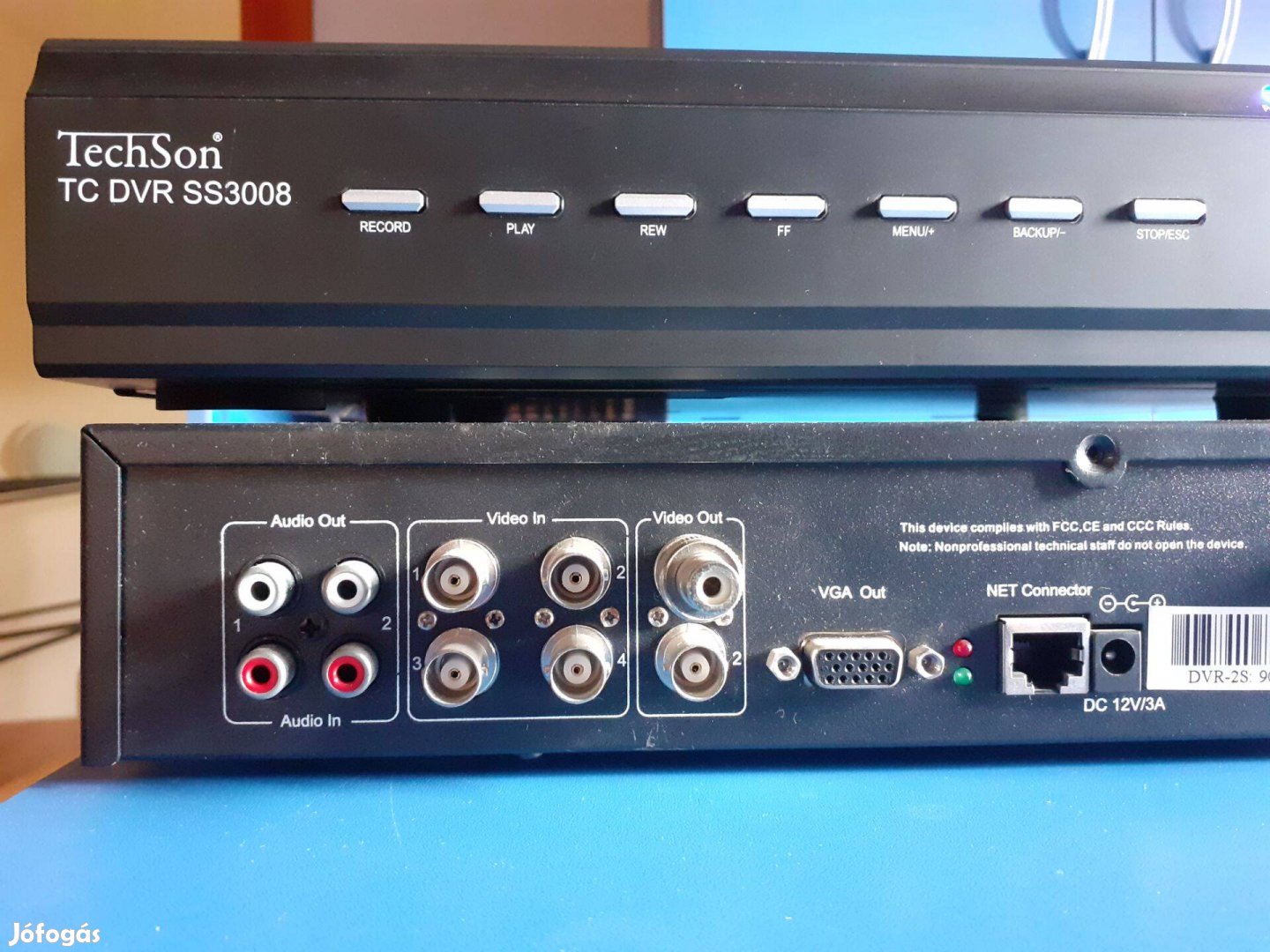 Techson TC DVR SS3008 Digital Video Recorder, 500 GB-os Seagate HDD-ve