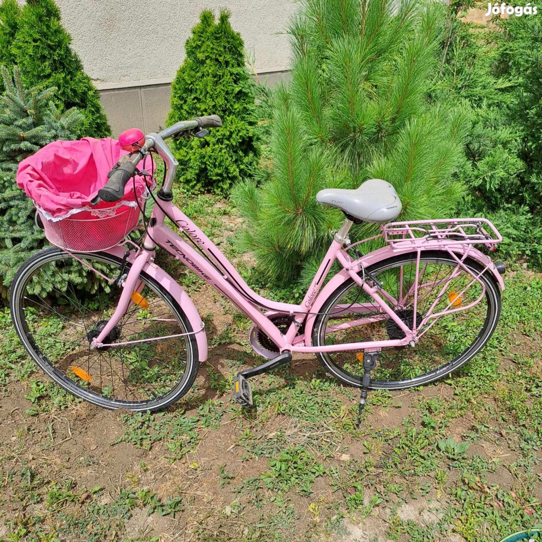 Tecnobike Colore rózsaszín női alu trekking 28"-as kerékpár eladó