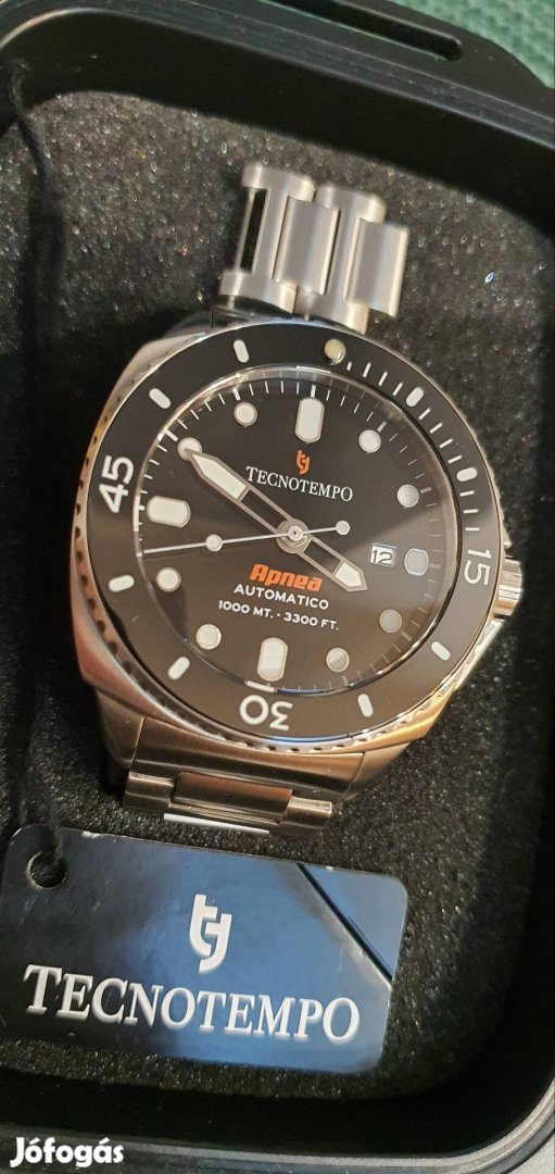 Tecnotempo Apnea 1000M Pro Diver Automata Búváróra