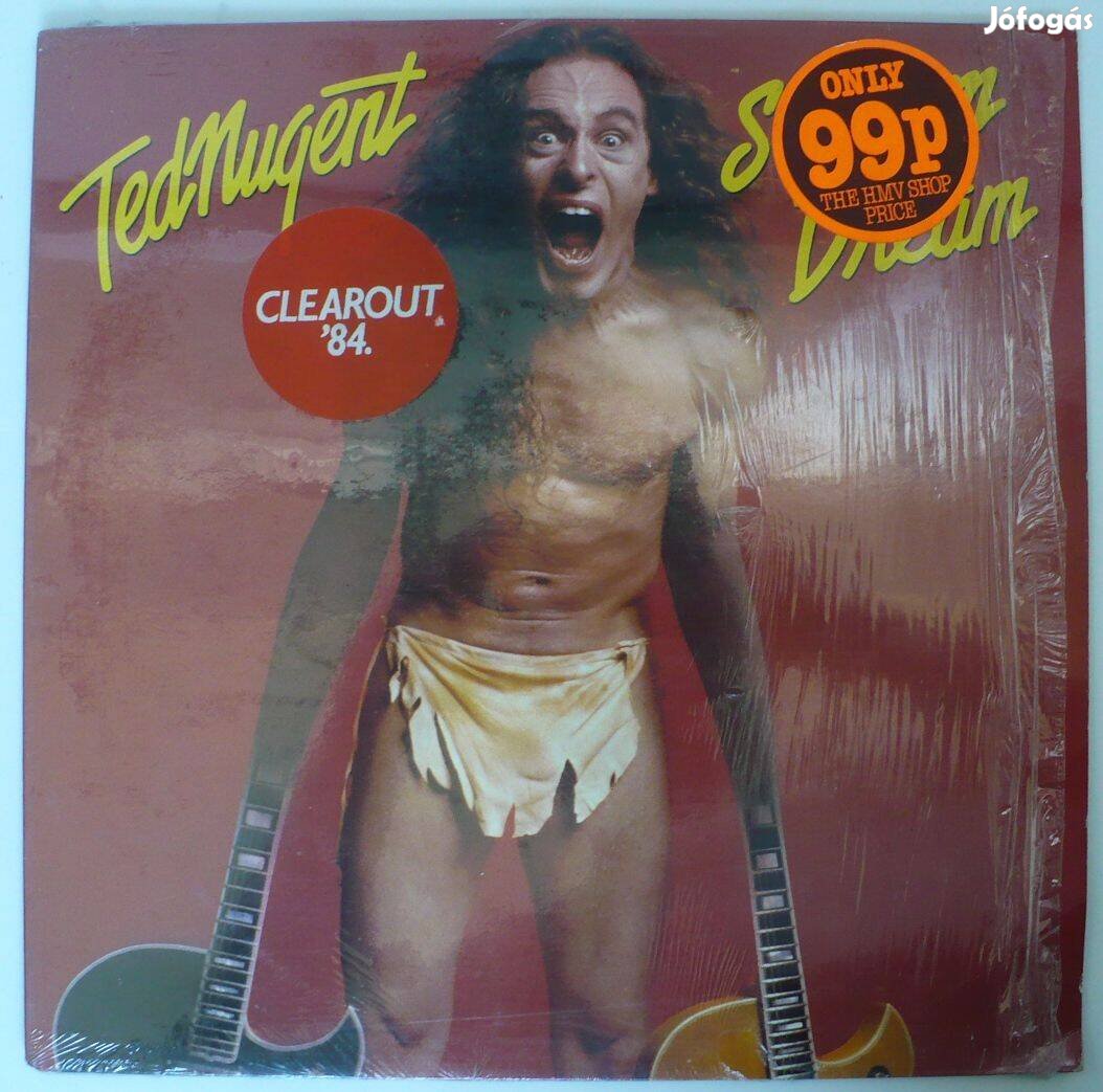 Ted Nugent: Scream Dream (angol nyomású, EX állapotú LP)