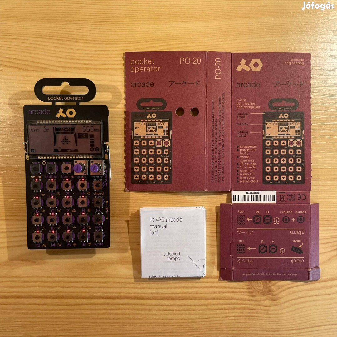 Teenage Engineering (TE) PO-20 arcade Pocket Operator