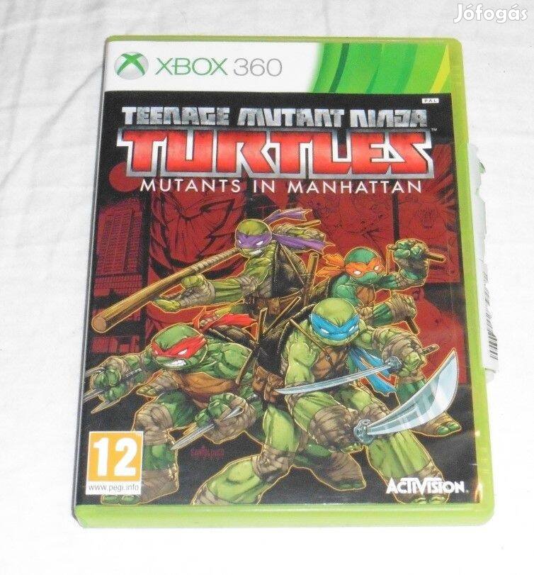 Teenage Mutant Ninja Turtles 3 Mutants In Manhatt Gyári Xbox 360 Játék