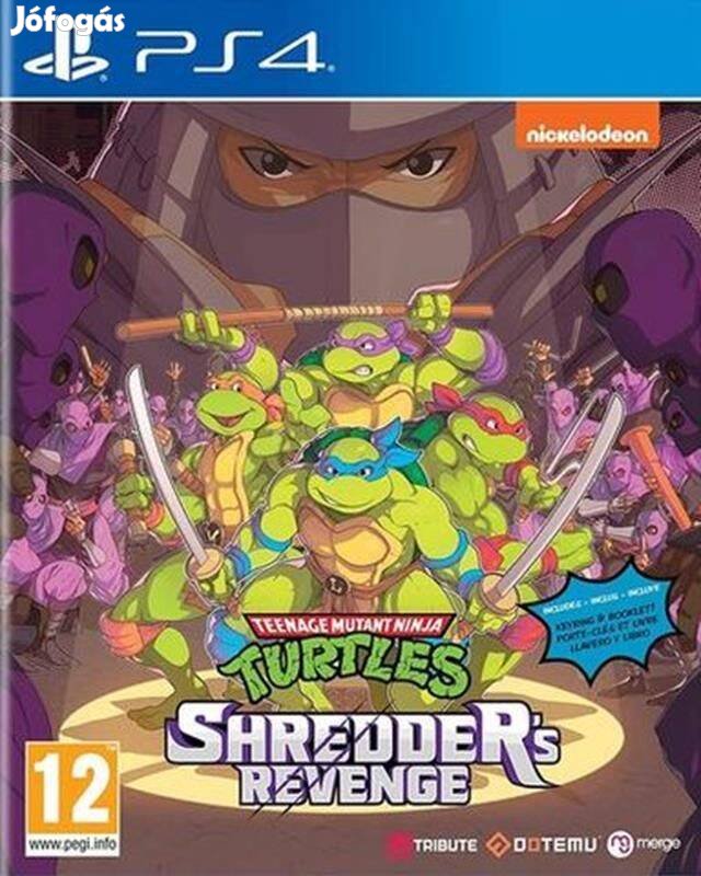Teenage Mutant Ninja Turtles Shredders Revenge PS4 játék