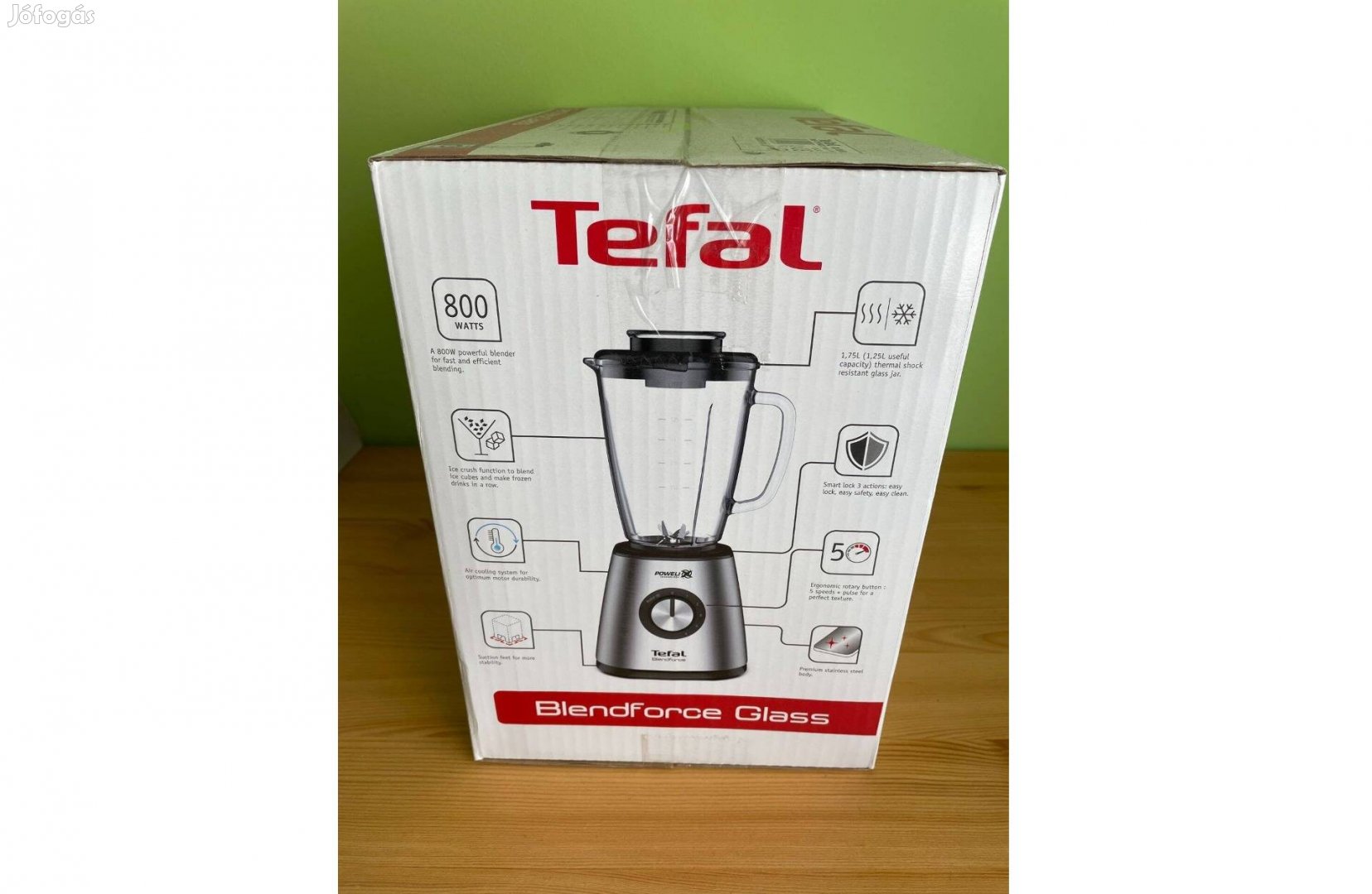 Tefal BL439D31 Blendforce Glass asztali turmixgép