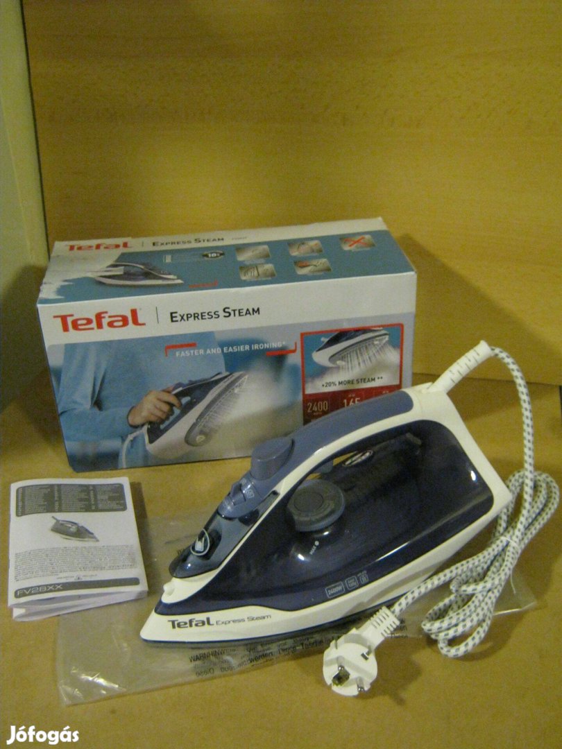 Tefal FV-2837E0 Express Steam Gőzölős Vasaló, jótállással. Új!