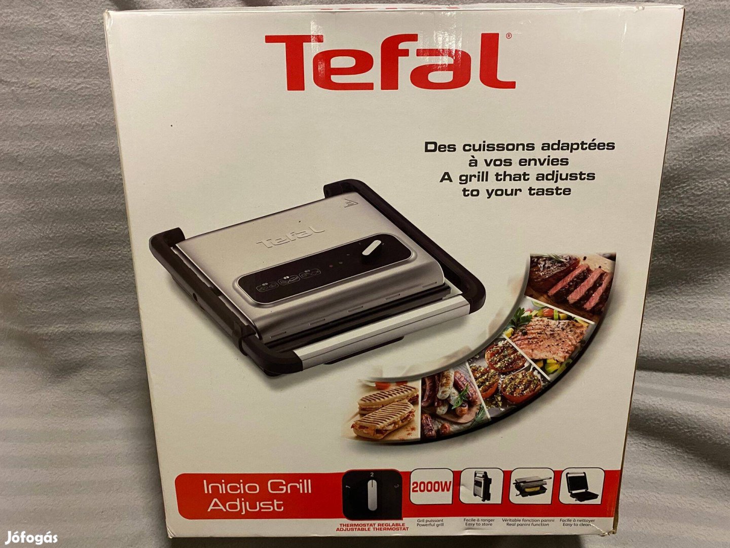 Tefal Grill, Konyhai Grill GC242D38 Új