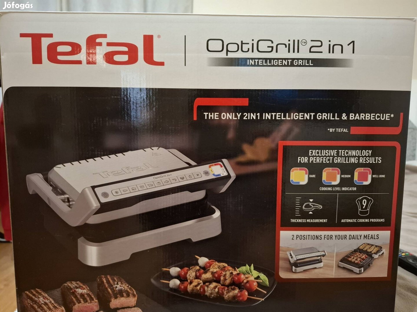 Tefal Optigrill 2in1 intelligent grill & Barbecue