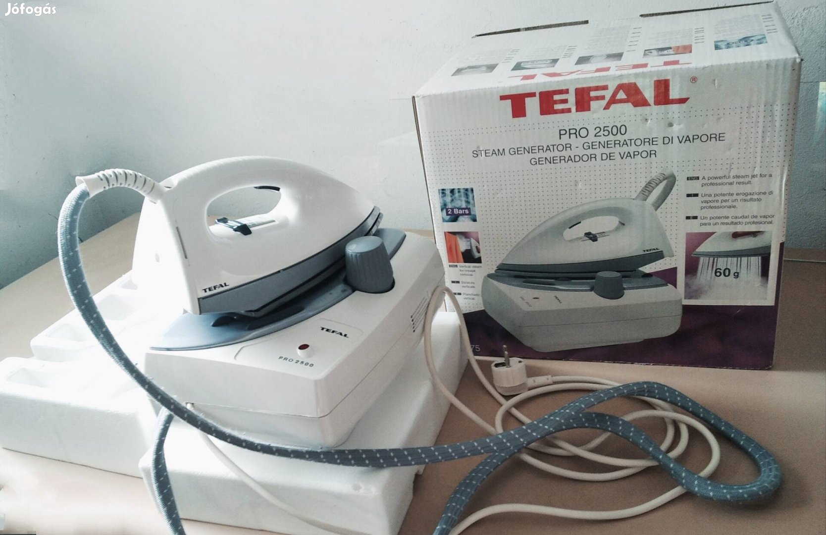 Tefal Pro 2500 kompakt vasaló gőzállomás 2000W, made in France