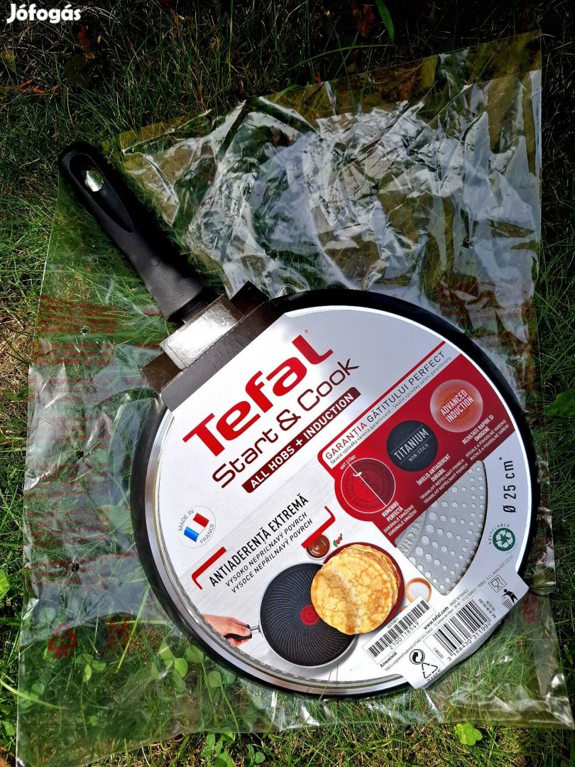 Tefal Start & Cook palacsintasütő 25 cm, indukciós főzőlaphoz is!