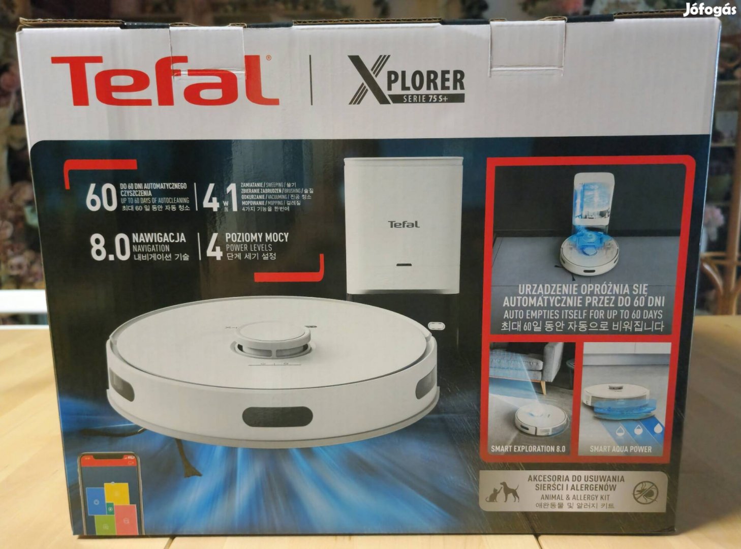 Tefal Xplorer robotporszívó