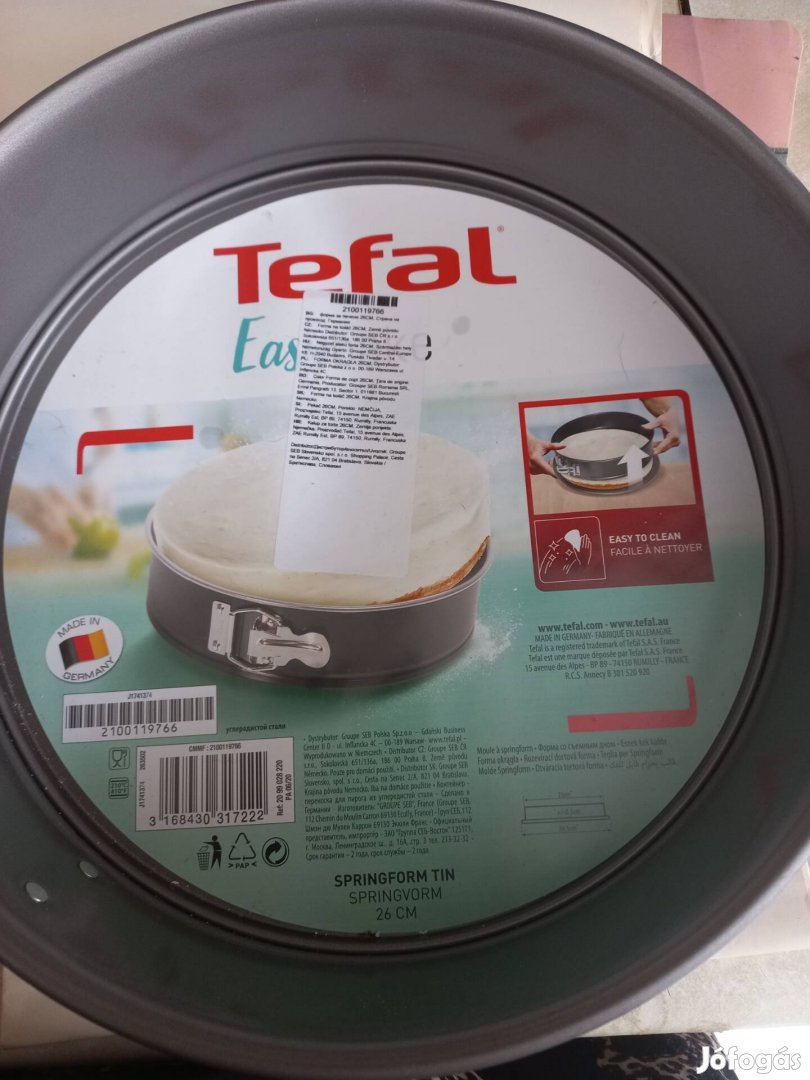 Tefal csatos tortaforma,új.