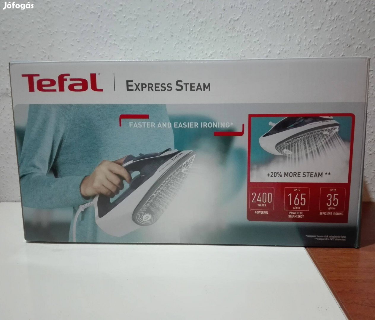 Tefal gőzölős vasaló eladó, új