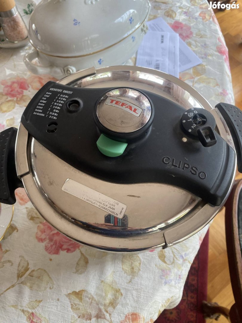 Tefal gyorsföző kukta fazék 6 literes clipso