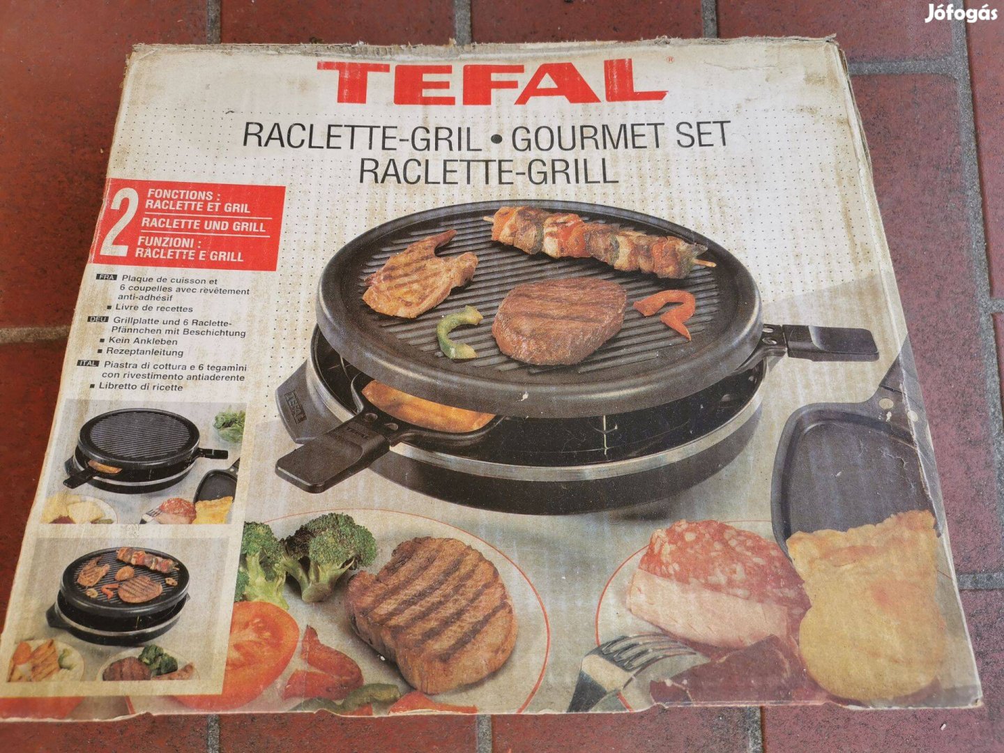 Tefal raclette grill elektromos