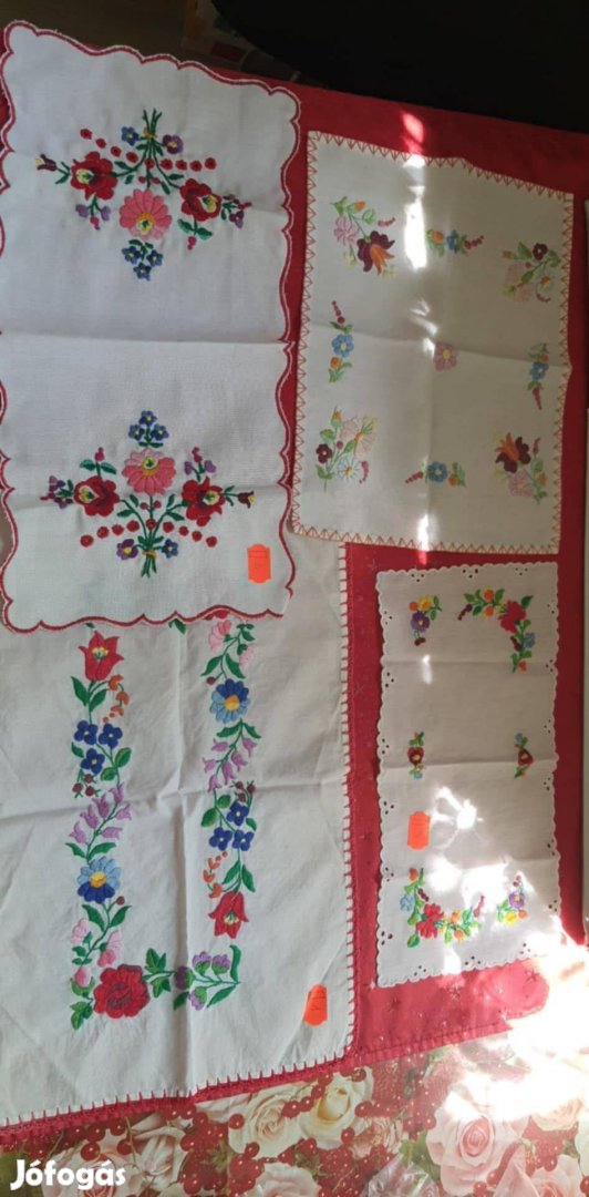 Téglalap alakú kézi hímzés futó téglalap alaku gyűjtemény