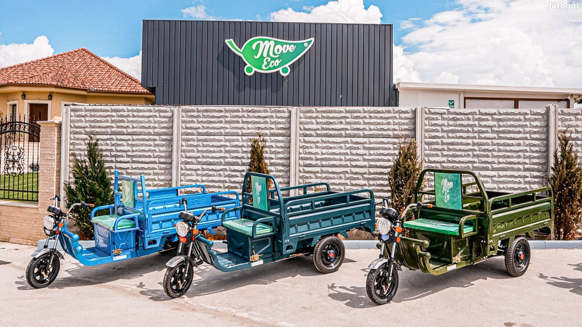 Teherszállitó e-Tricikli Cargo 500 MOVE ECO típusbizonyítvánnyal