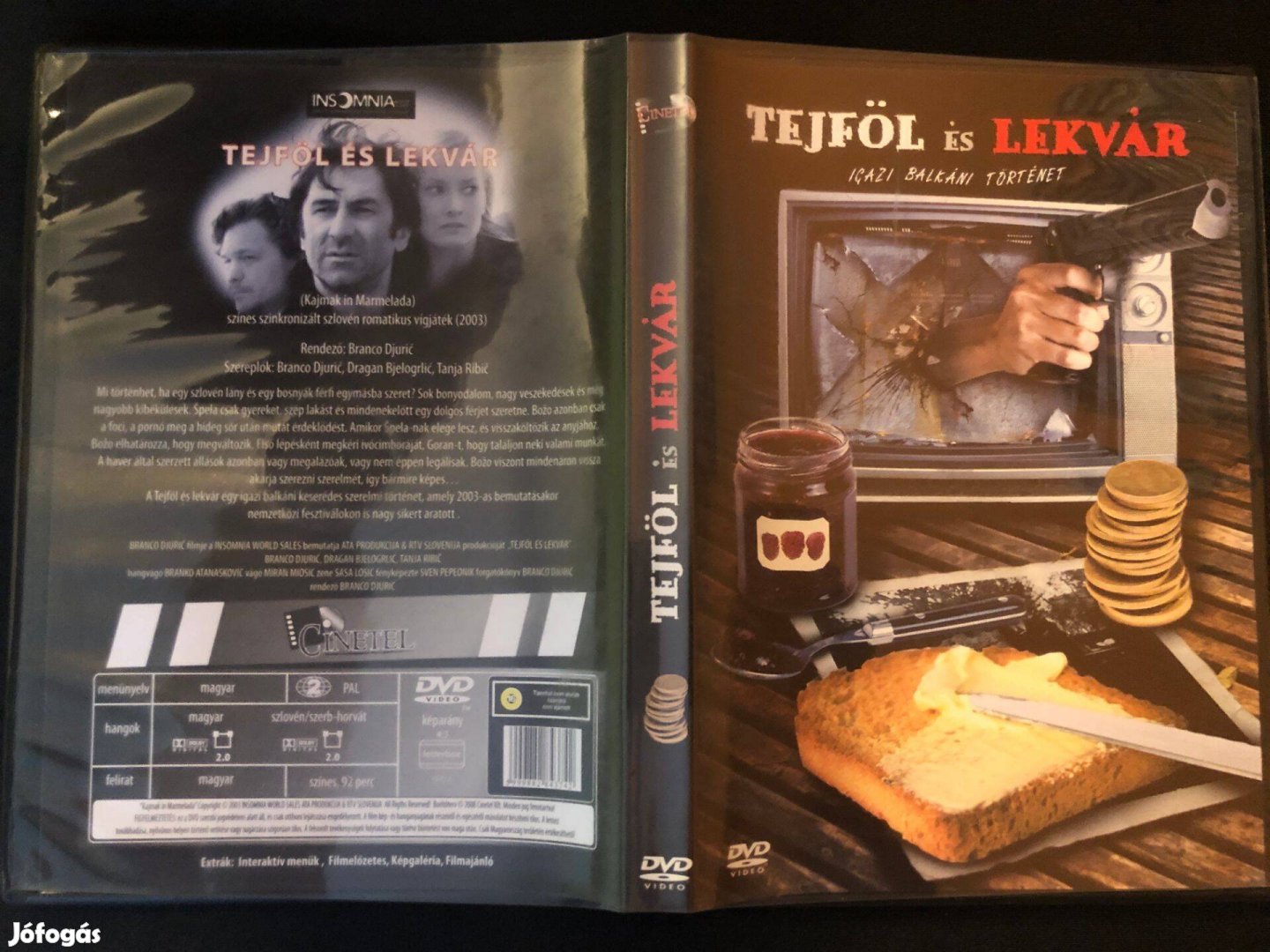 Tejföl és lekvár (karcmentes, Branco Djuric) DVD