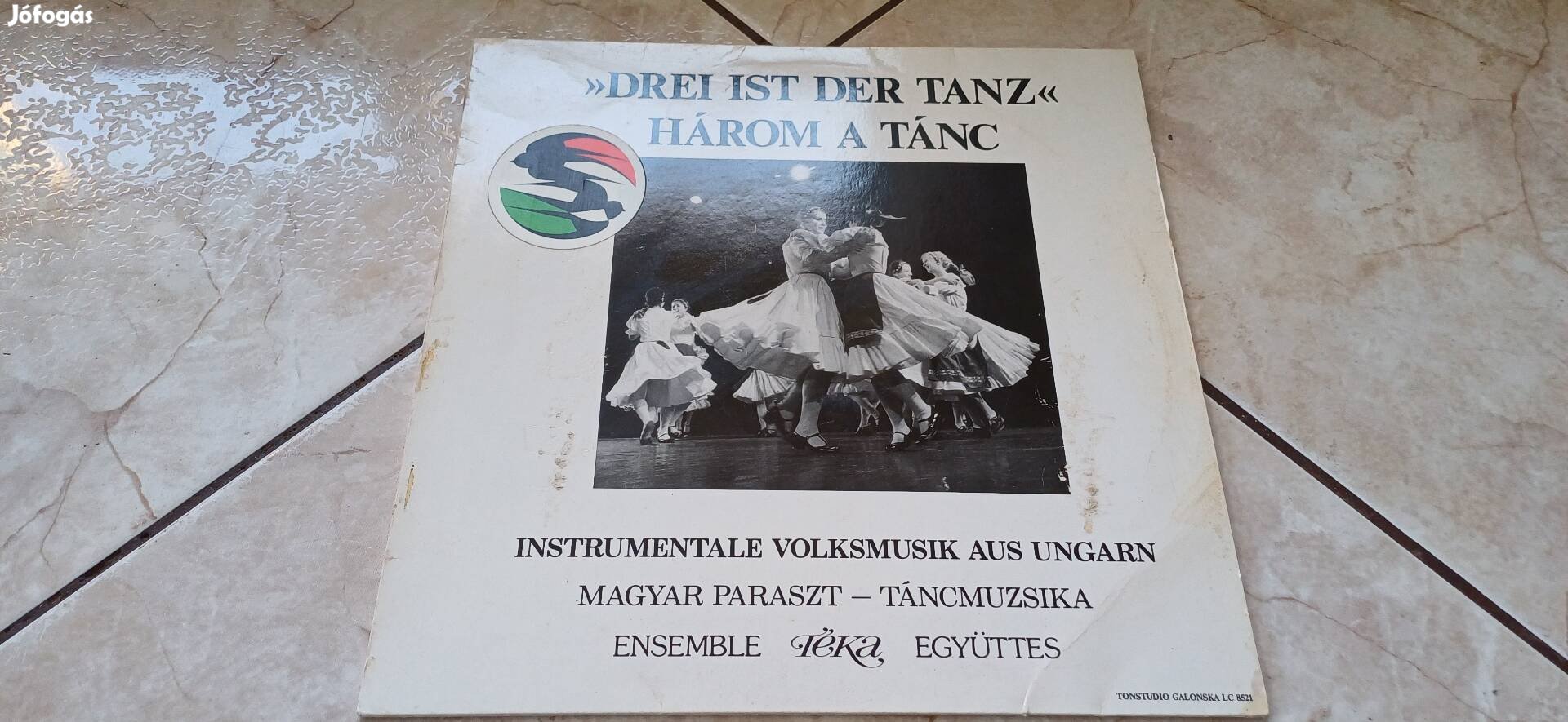 Téka bakelit hanglemez