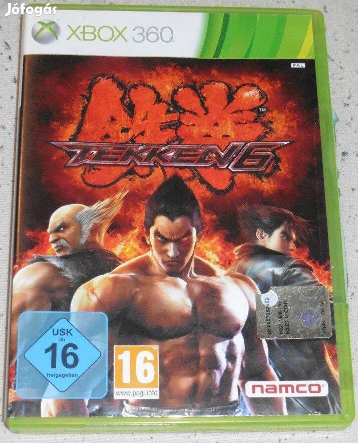 Tekken 6. (Verekedős) Gyári Xbox 360, Xbox ONE, Series X Játék akár fé