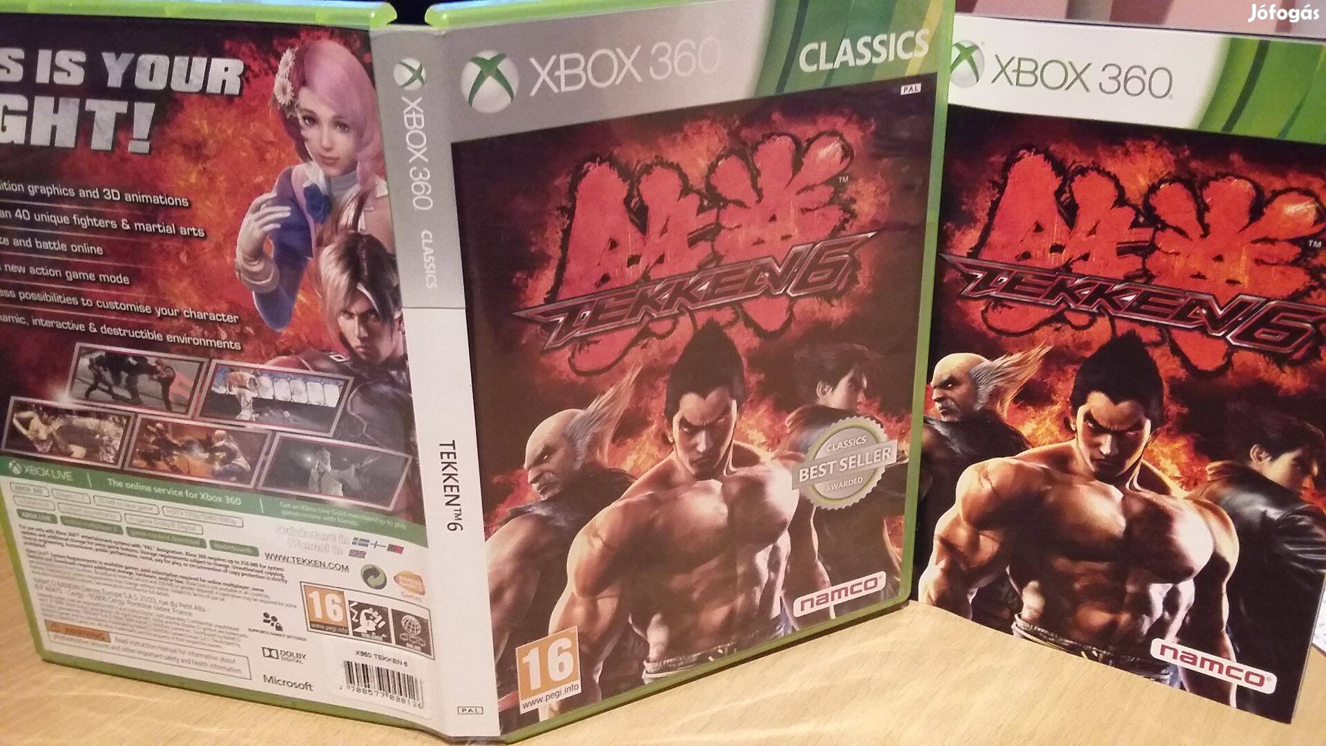 Tekken 6 - xbox 360/Onekonzolhoz eredeti játéklemez