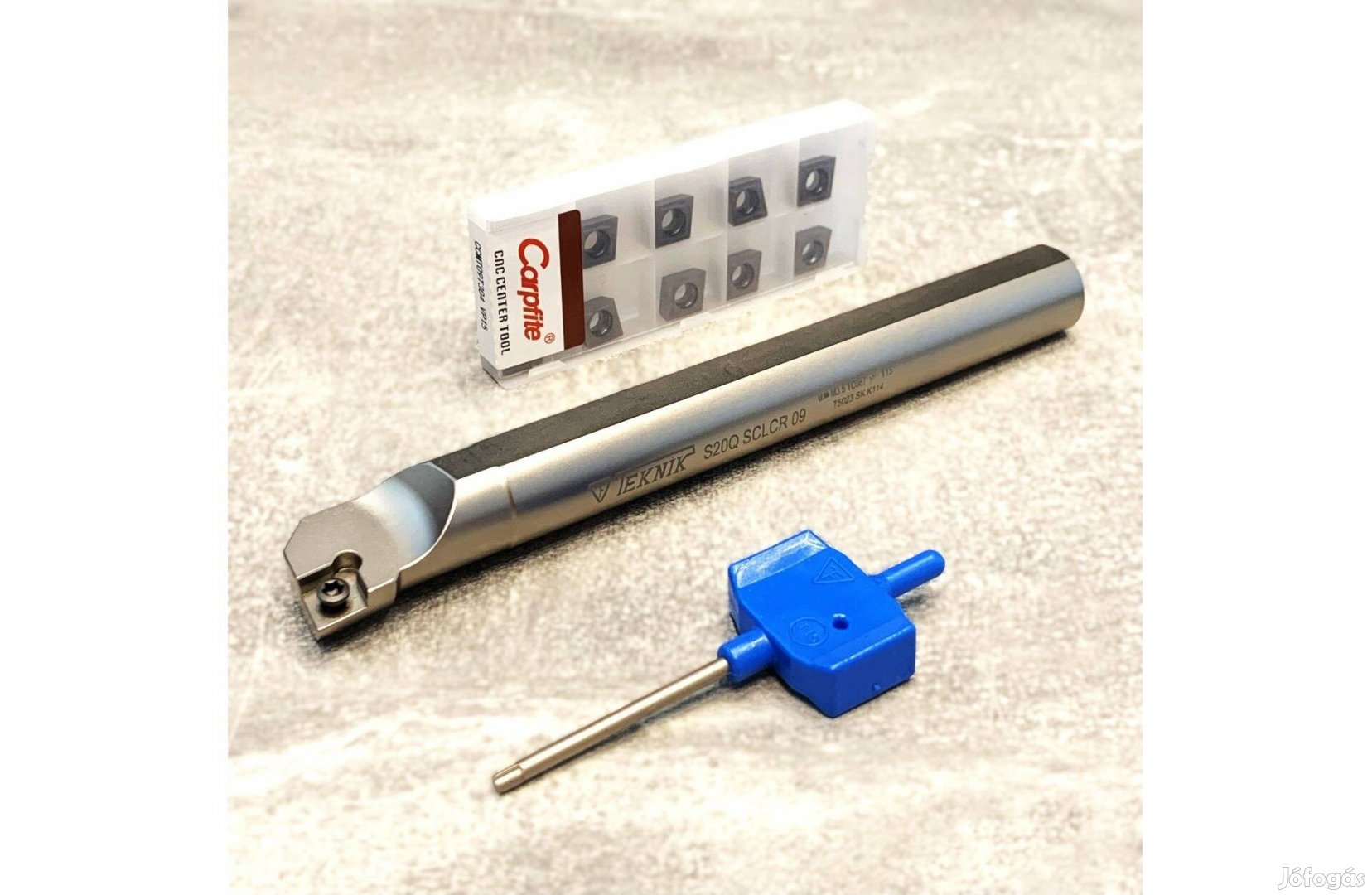 Teknik S20Q-Sclcr09 furat esztergakés (20mm)+10db Ccmt09T304 lapka