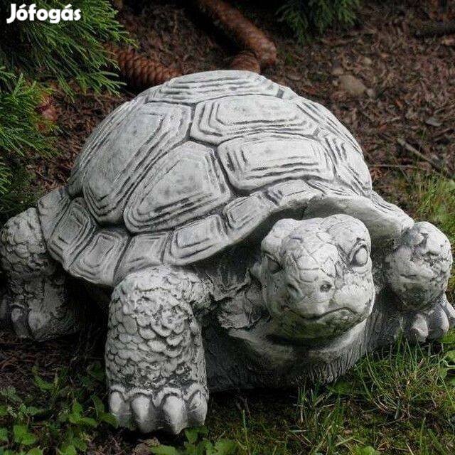 Teknős kerti tó dekoráció