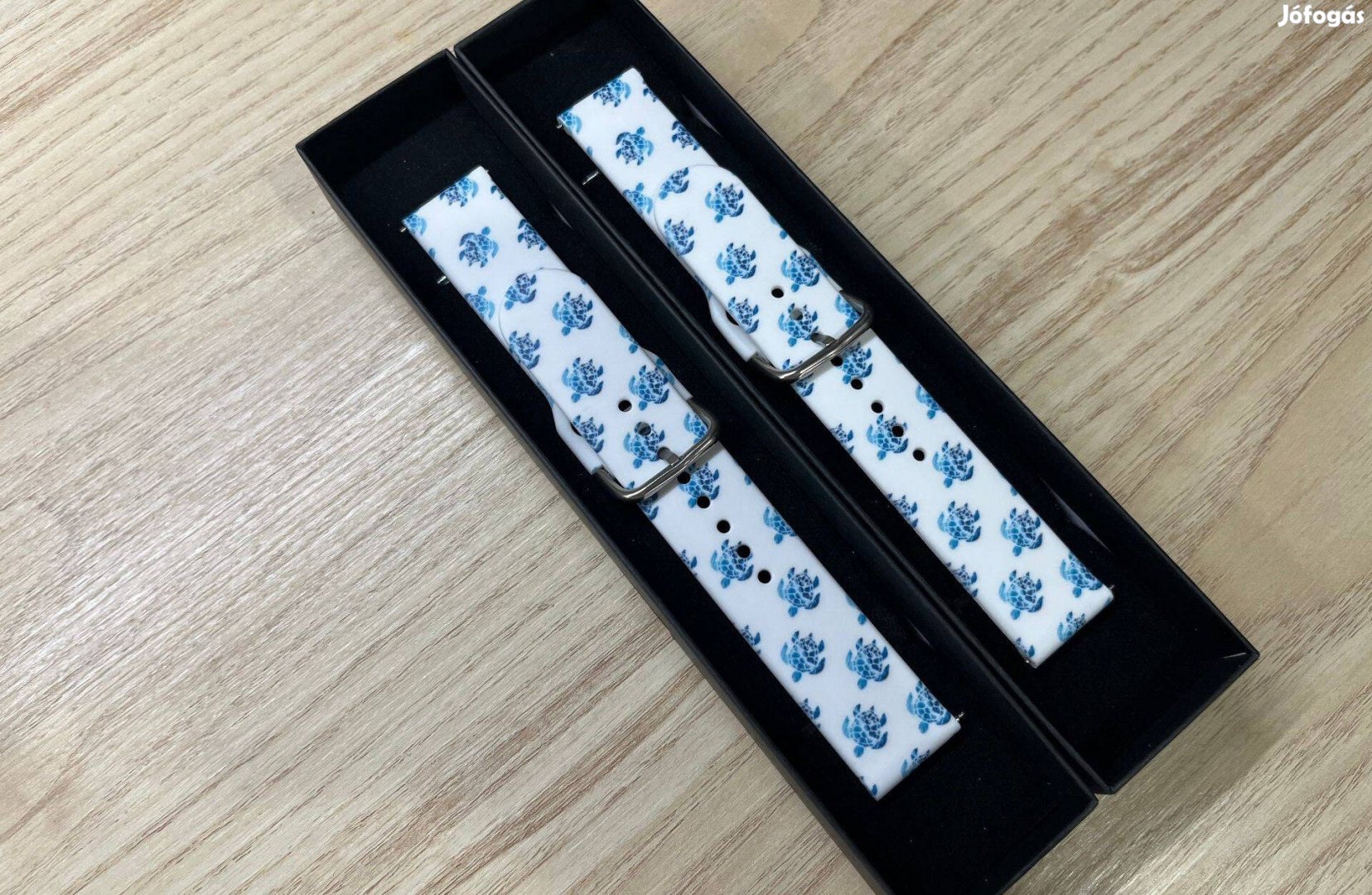 Teknős mintás szilikon óraszíj 20mm órához