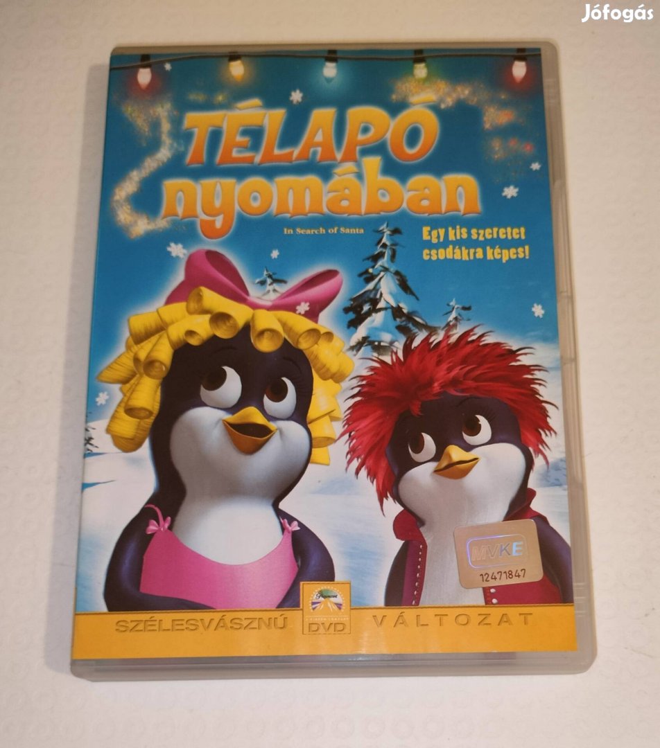 Télapó nyomában dvd mesefilm 