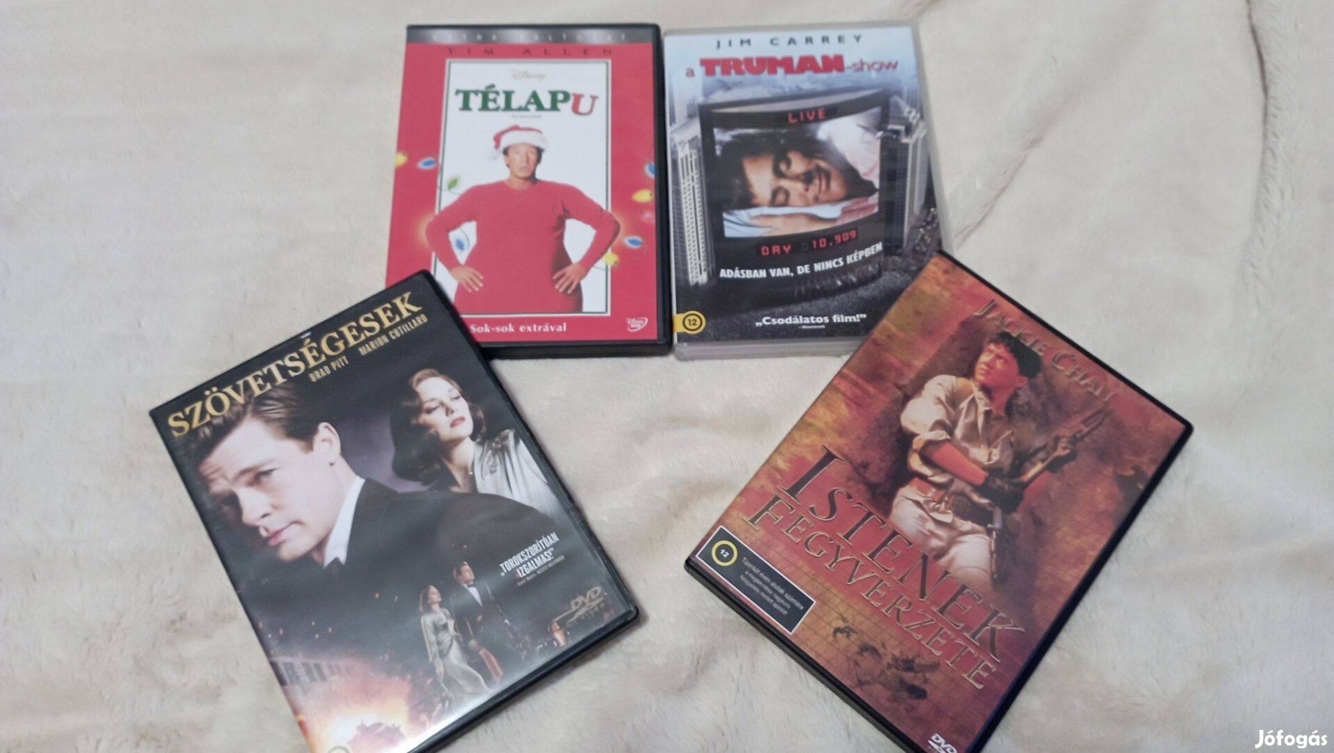 Télapu,Istenekf,A Truman show,Szövetségesek,DVD csomag 12