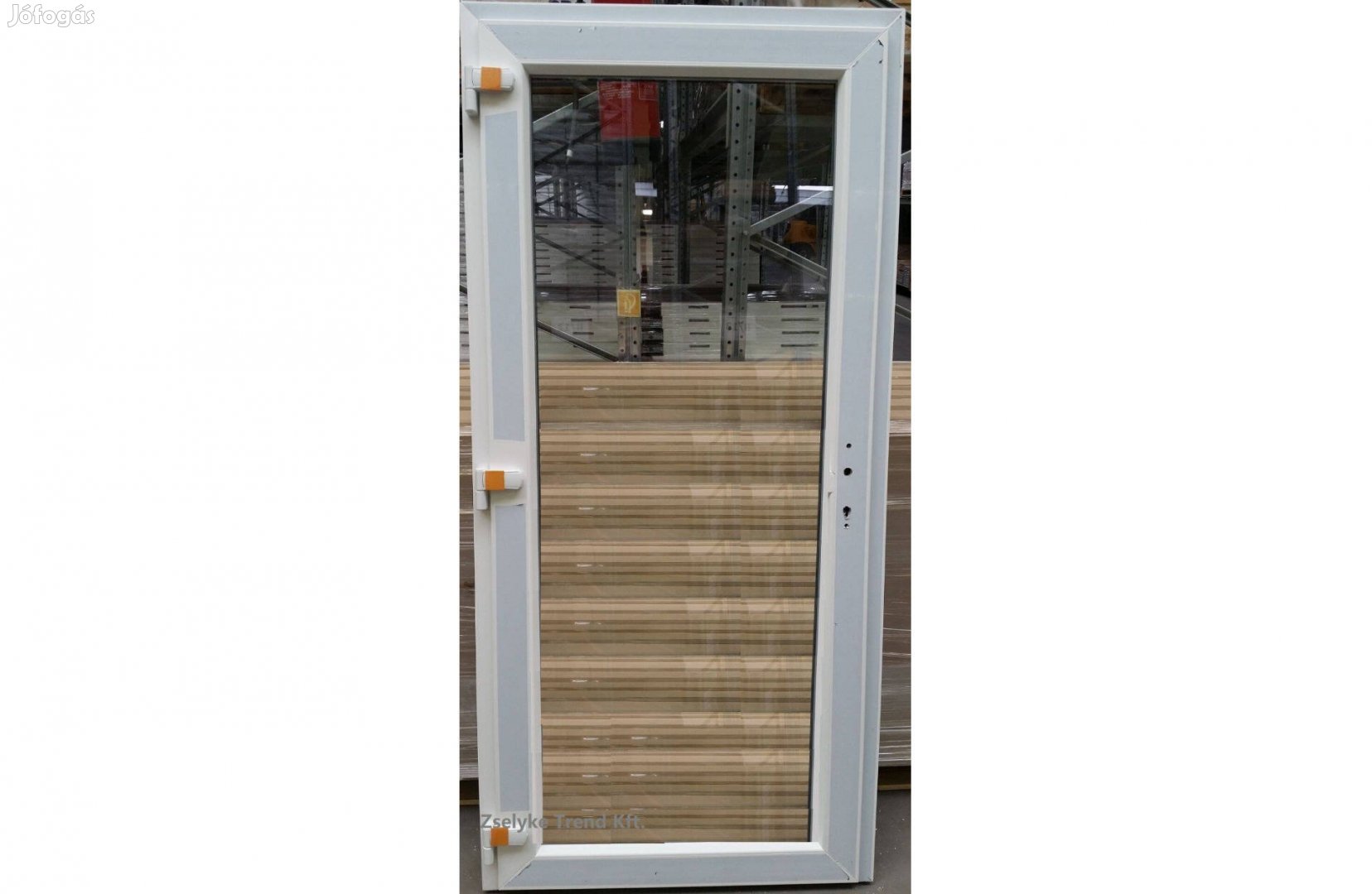 Tele üveges bejárati ajtó akár 95x205 cm -raktárról