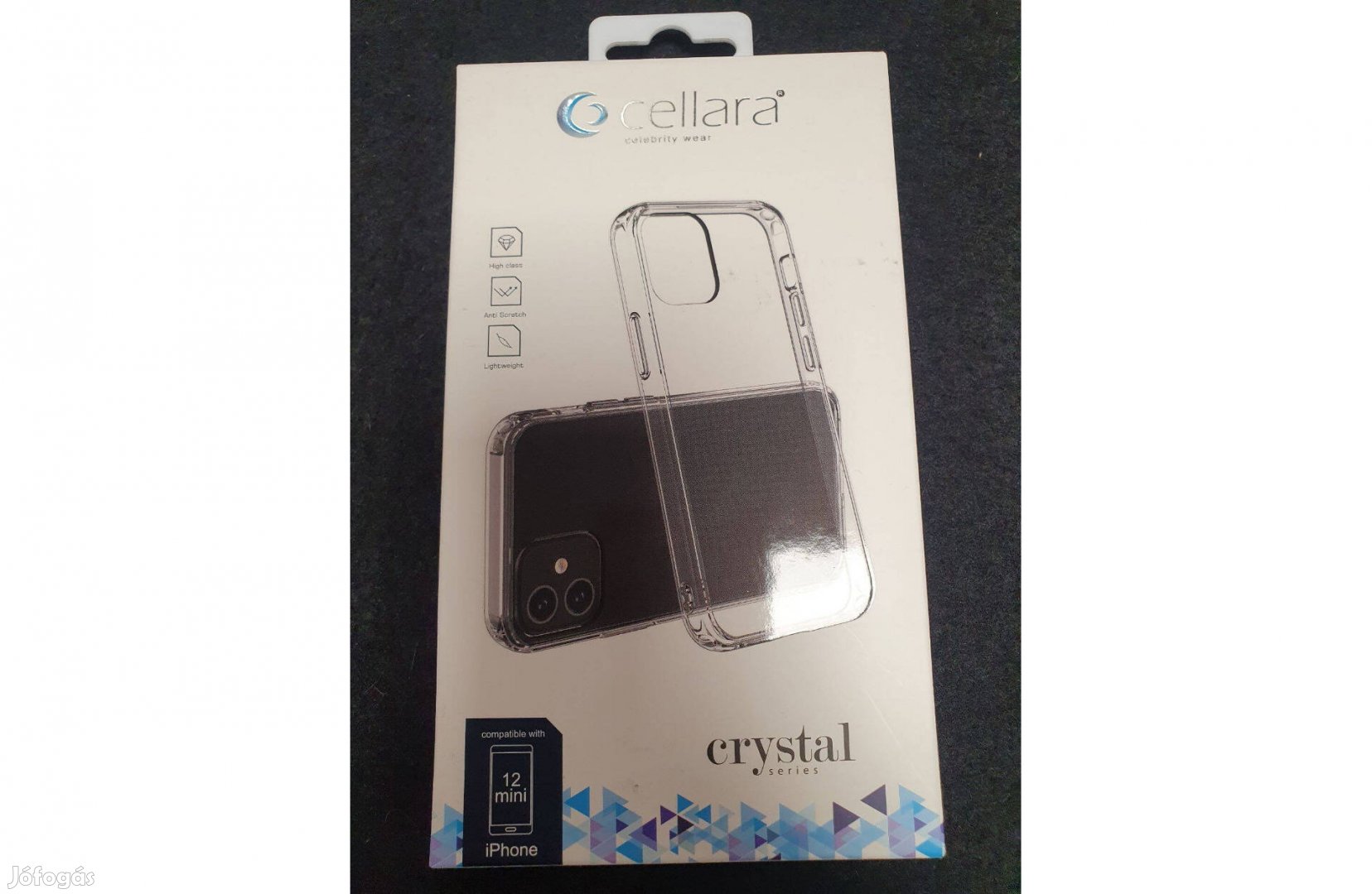 Telefon tok Cellara Crystal Kollekció A Iphone 12 Mini - Átlátszó, Új