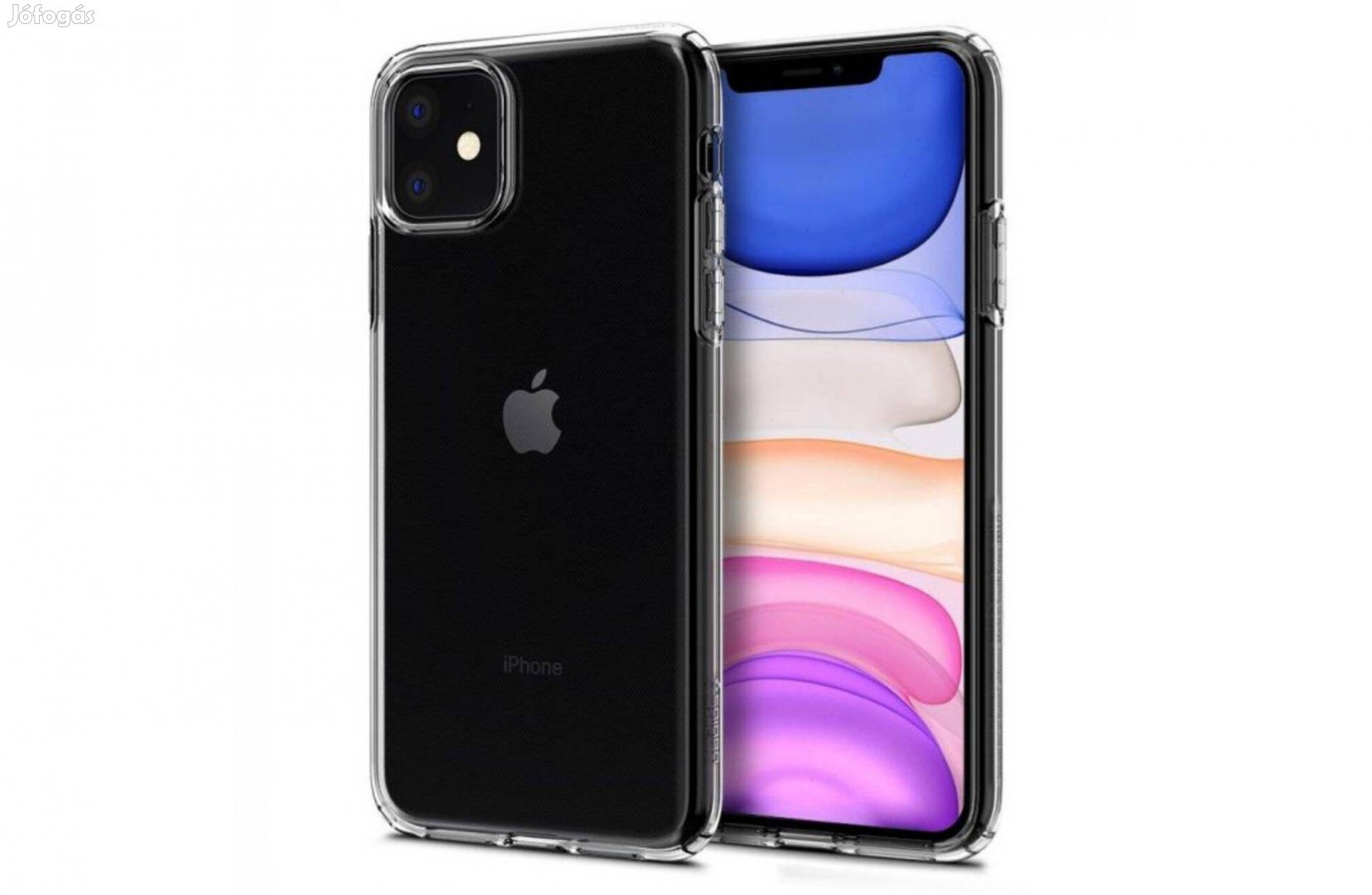 Telefon tok Cellara Crystal iphone 11-hez, átlátszó, új, Akciós