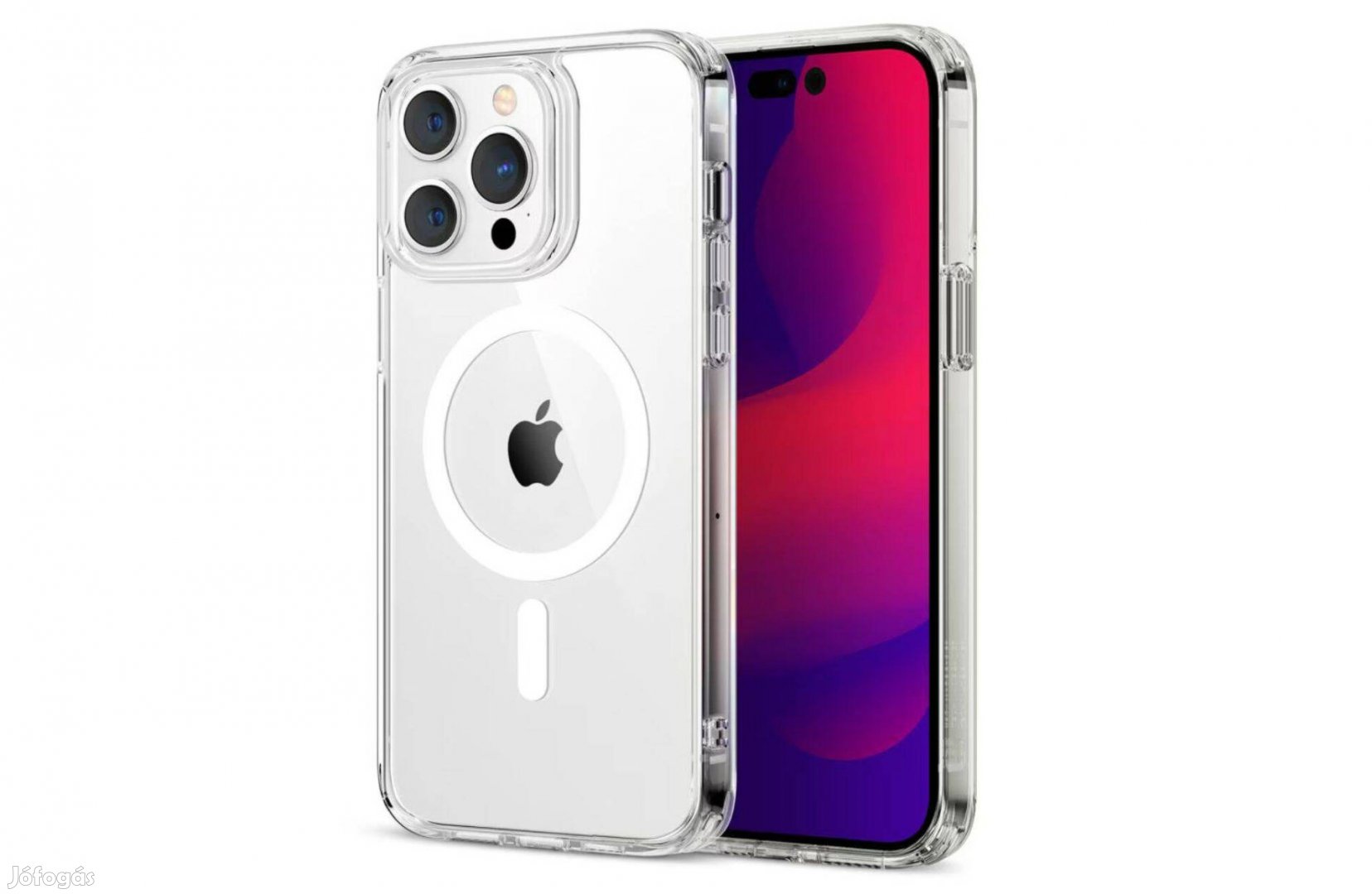 Telefon tok iphone 12 Pro Max-hoz, átlátszó, új, Akciós