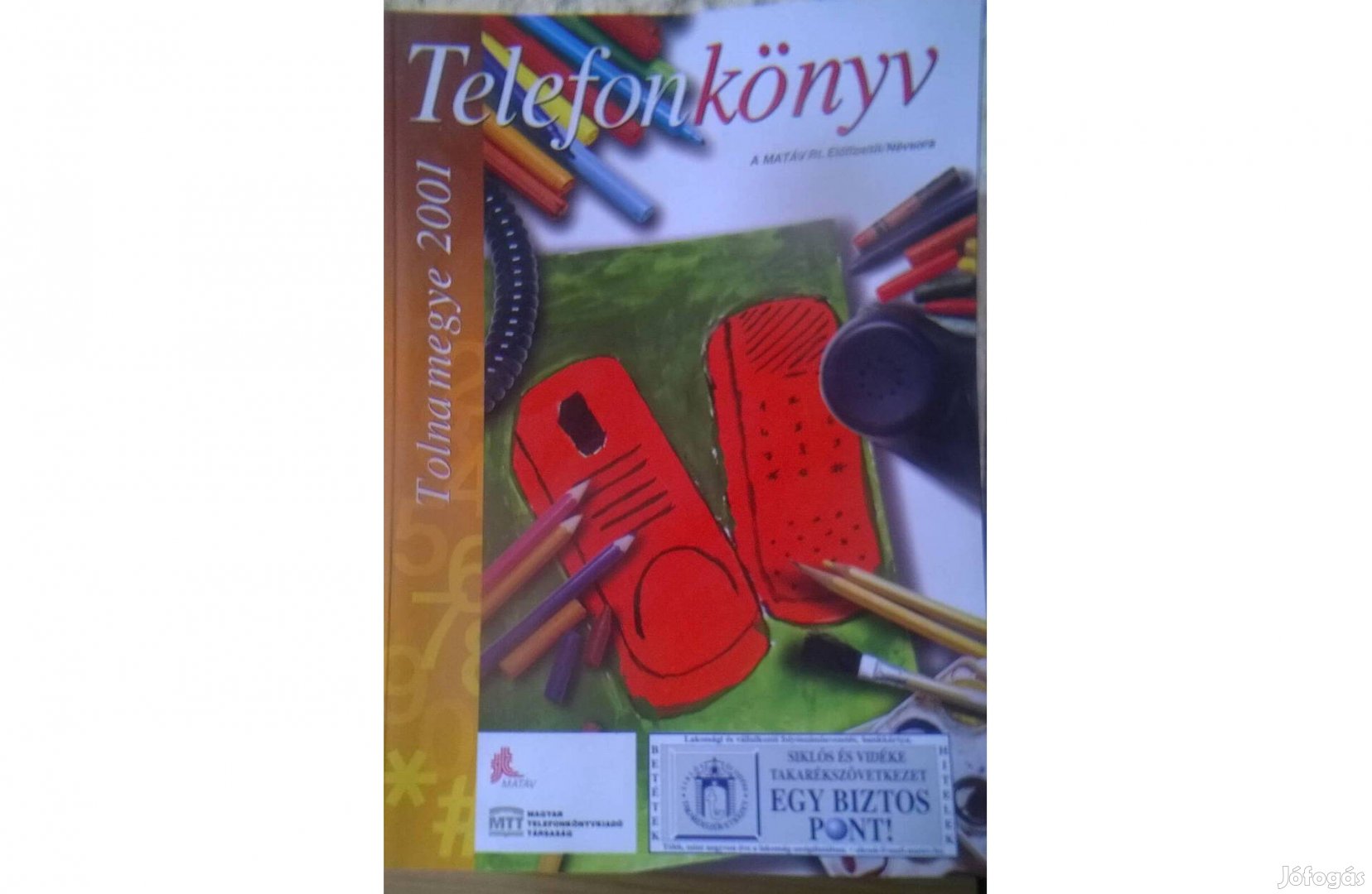 Telefonkönyv -Tolna megye , 2001 , új