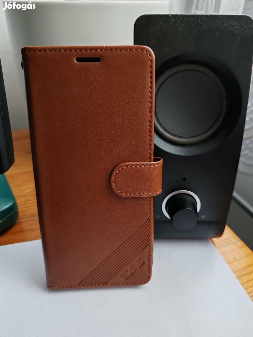 Telefontok, Honor 90-es telefonhoz, bőr, lencsevédős, új