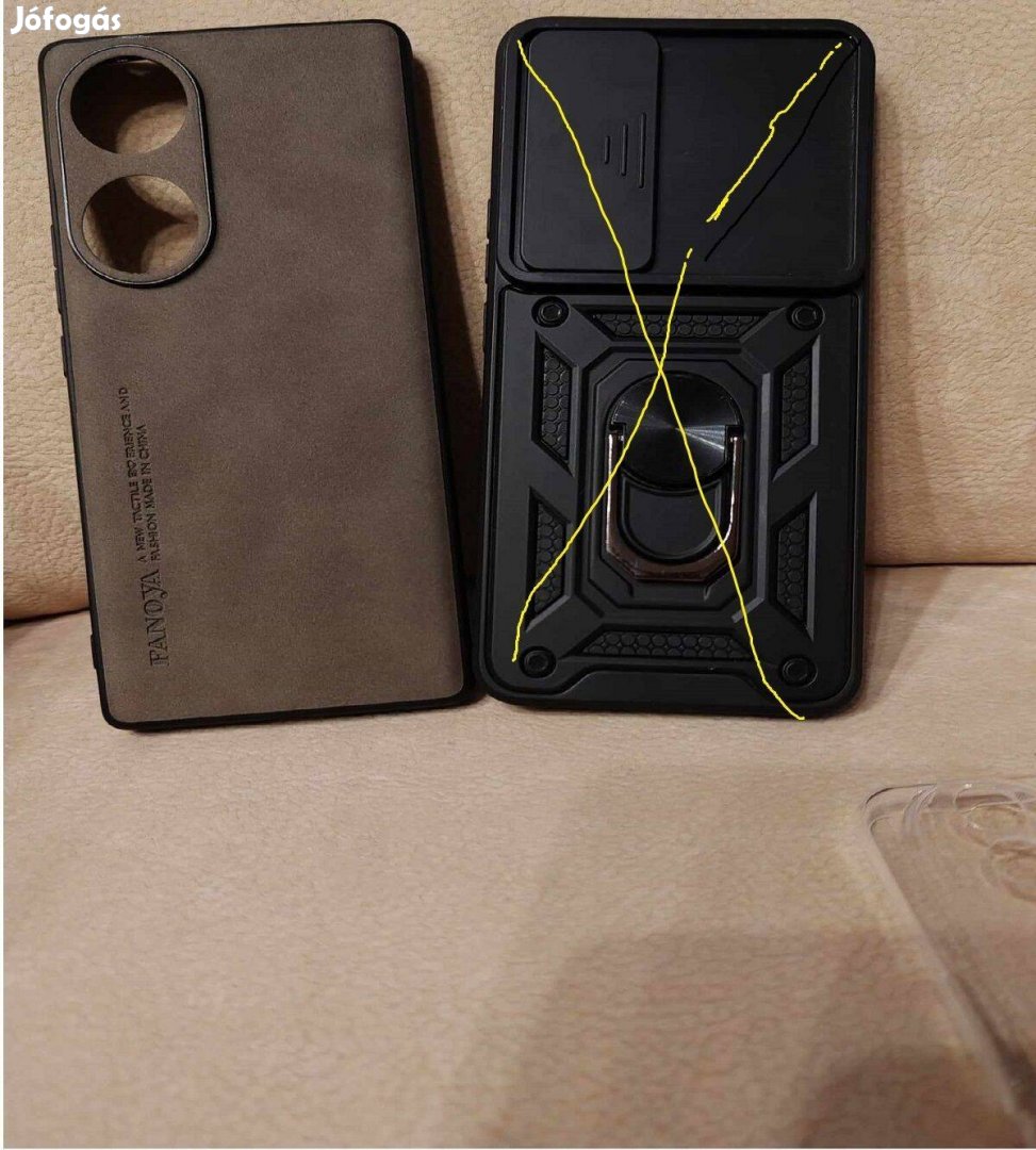 Telefontok, Honor 90 telefonhoz, kék, szürke, színű bőrhatású, kamera