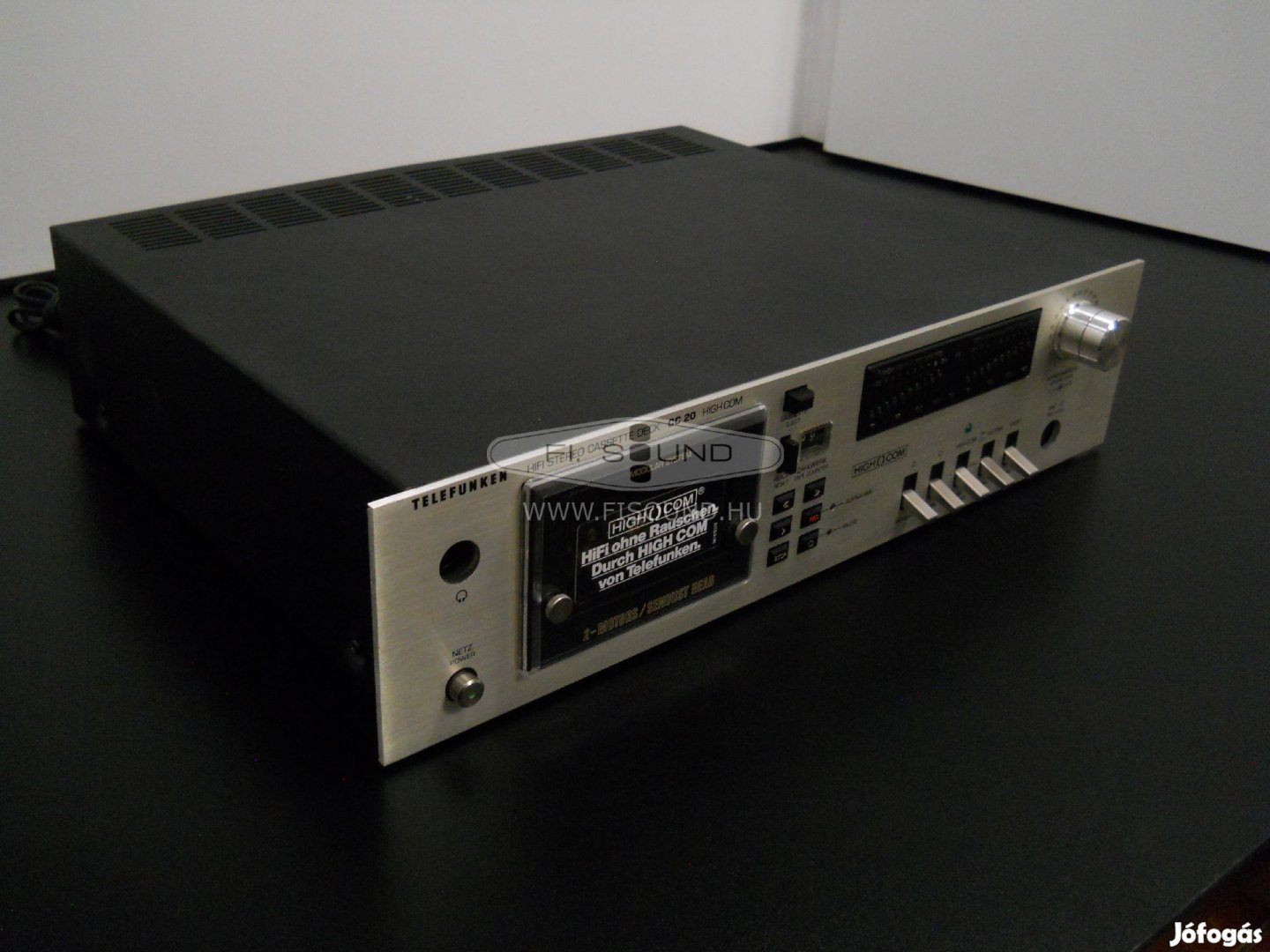Telefunken CC 20 , 1 kazettás magnó deck frissen felújítva