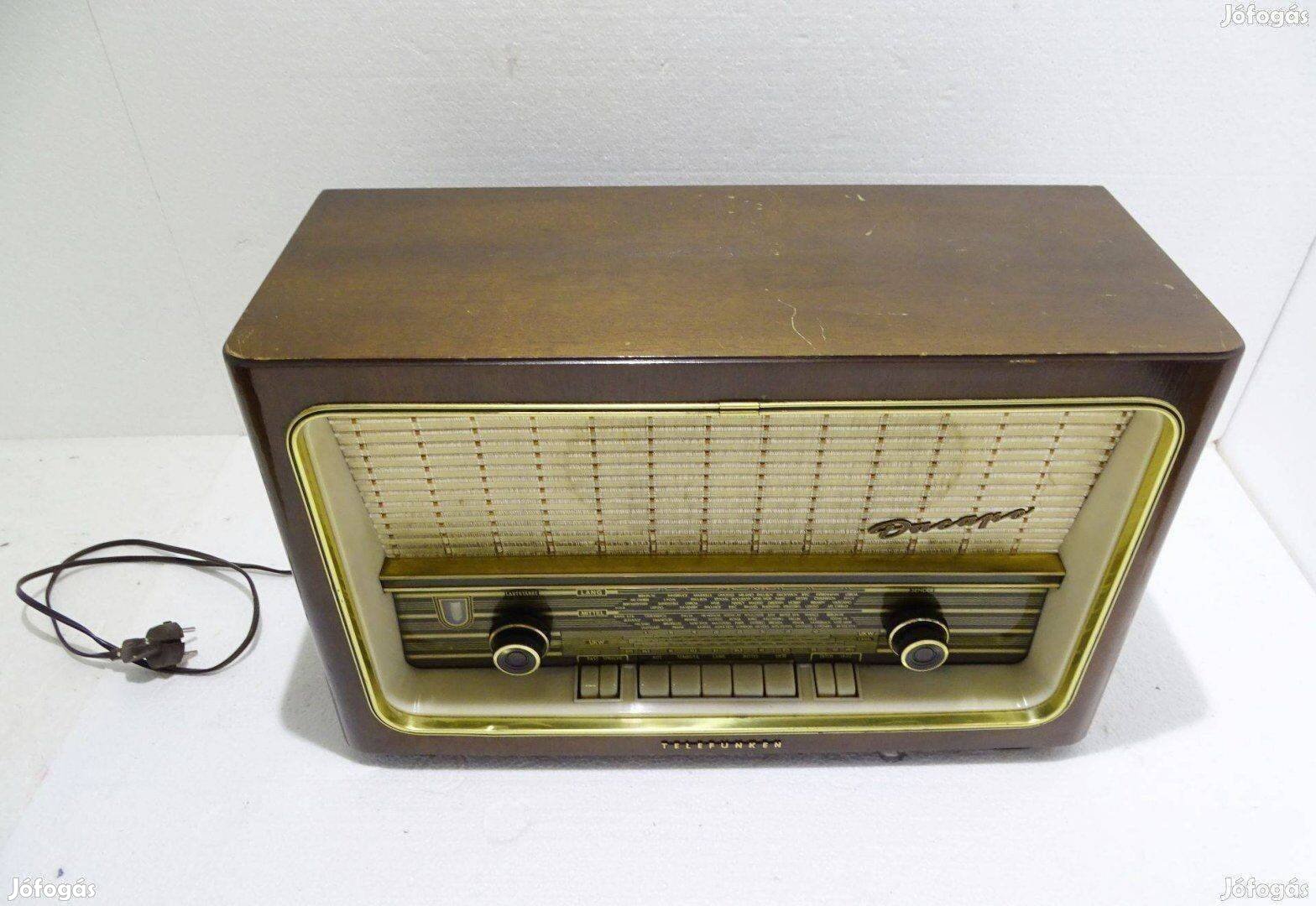 Telefunken Dacapo 9 rádió Retro Vintage