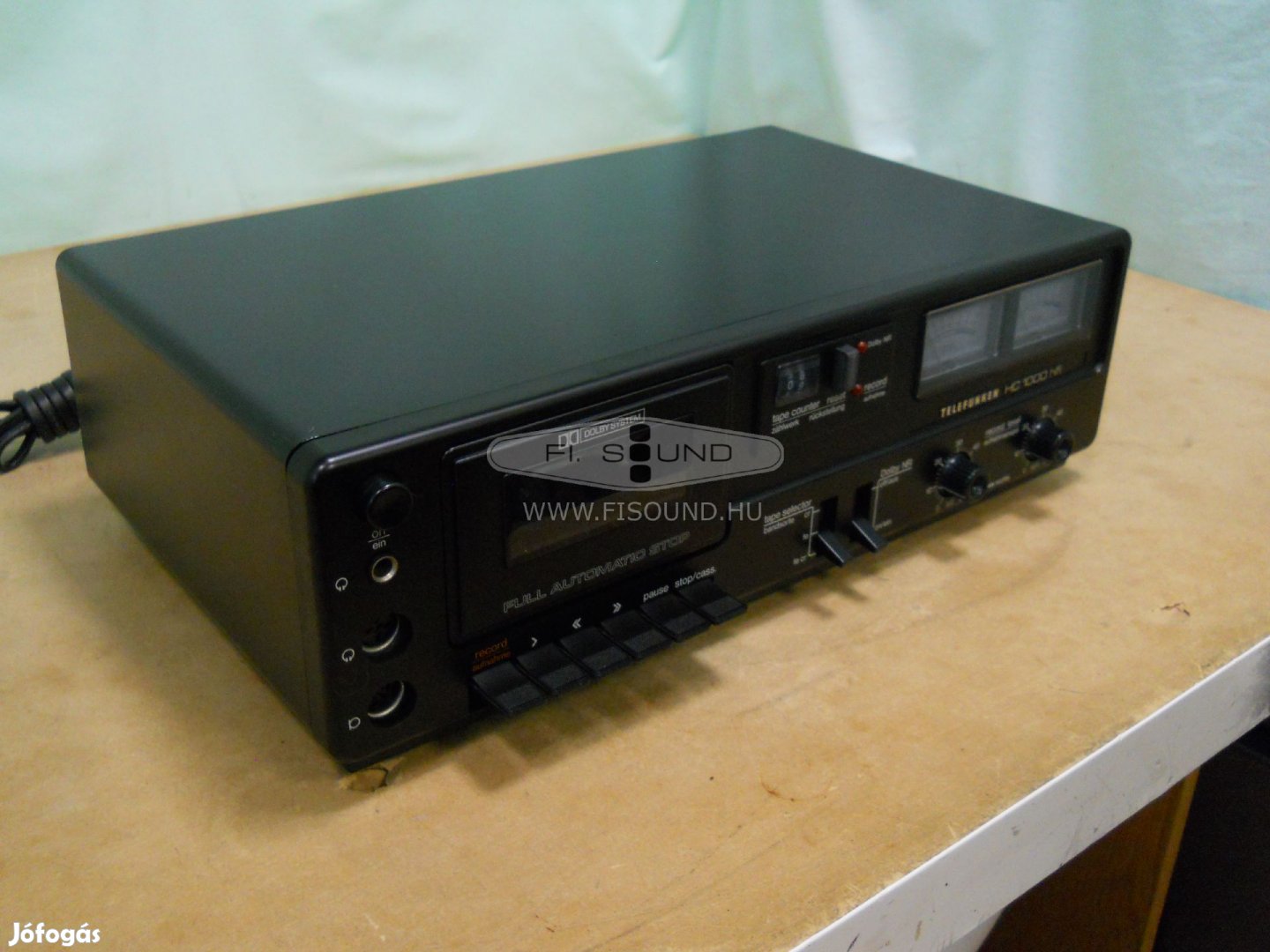 Telefunken HC 1000 , 1 kazettás magnó deck Frissen felújítva