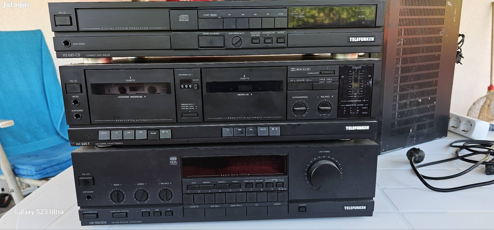 Telefunken Hifi Erősítő Cd radio deck