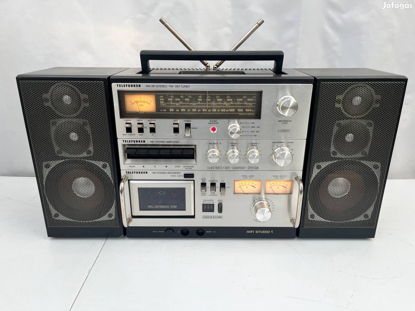 Telefunken Hifi Studio 1 retro rádiós magnó