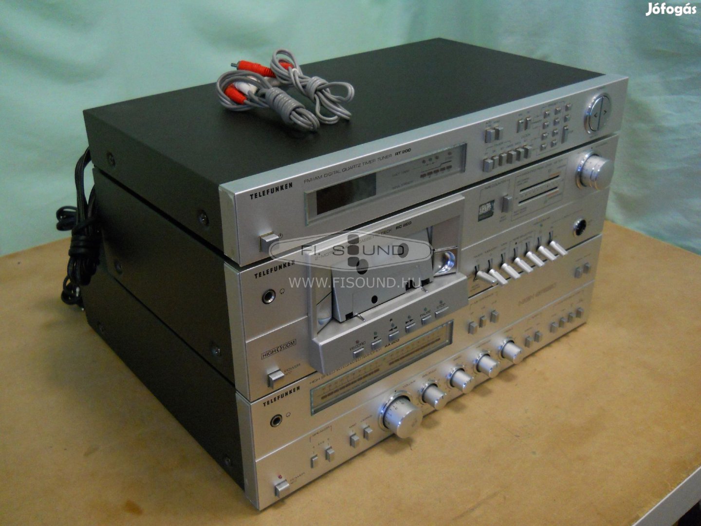 Telefunken RA 200 ,2x75W,4-16ohm,sztereo erősítő