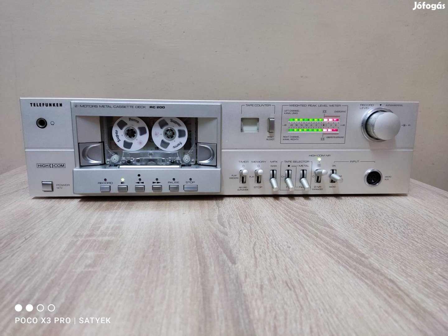 Telefunken RC-200 hifi magnó deck