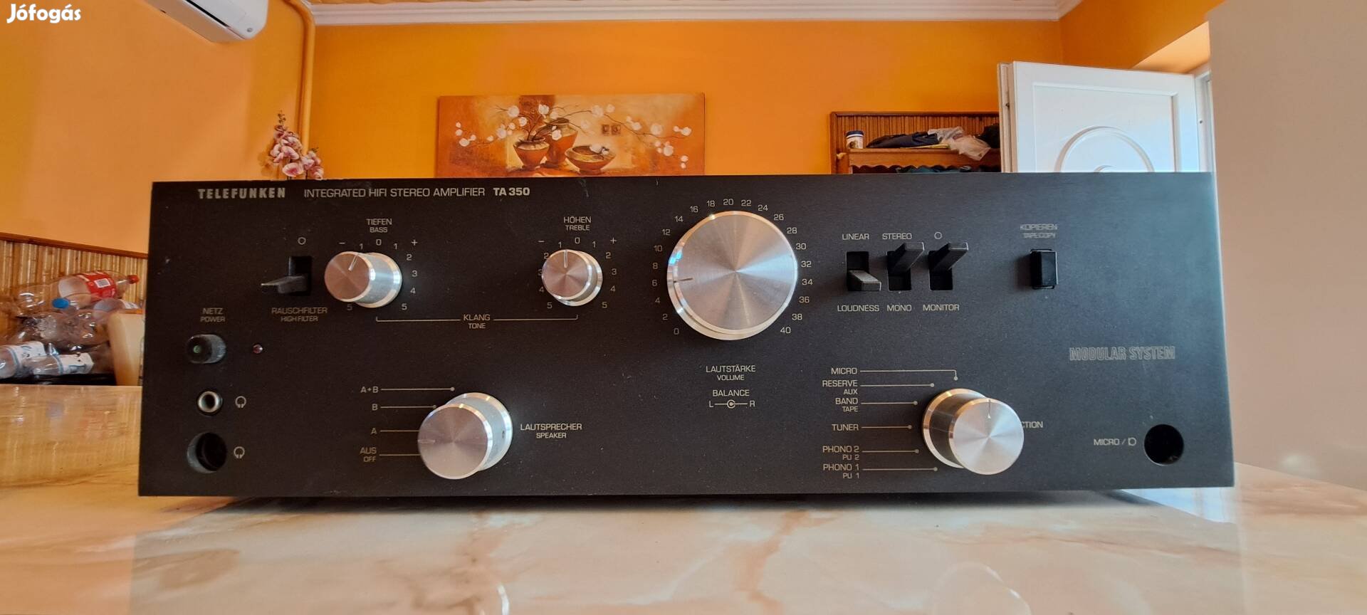 Telefunken TA350 erősítő