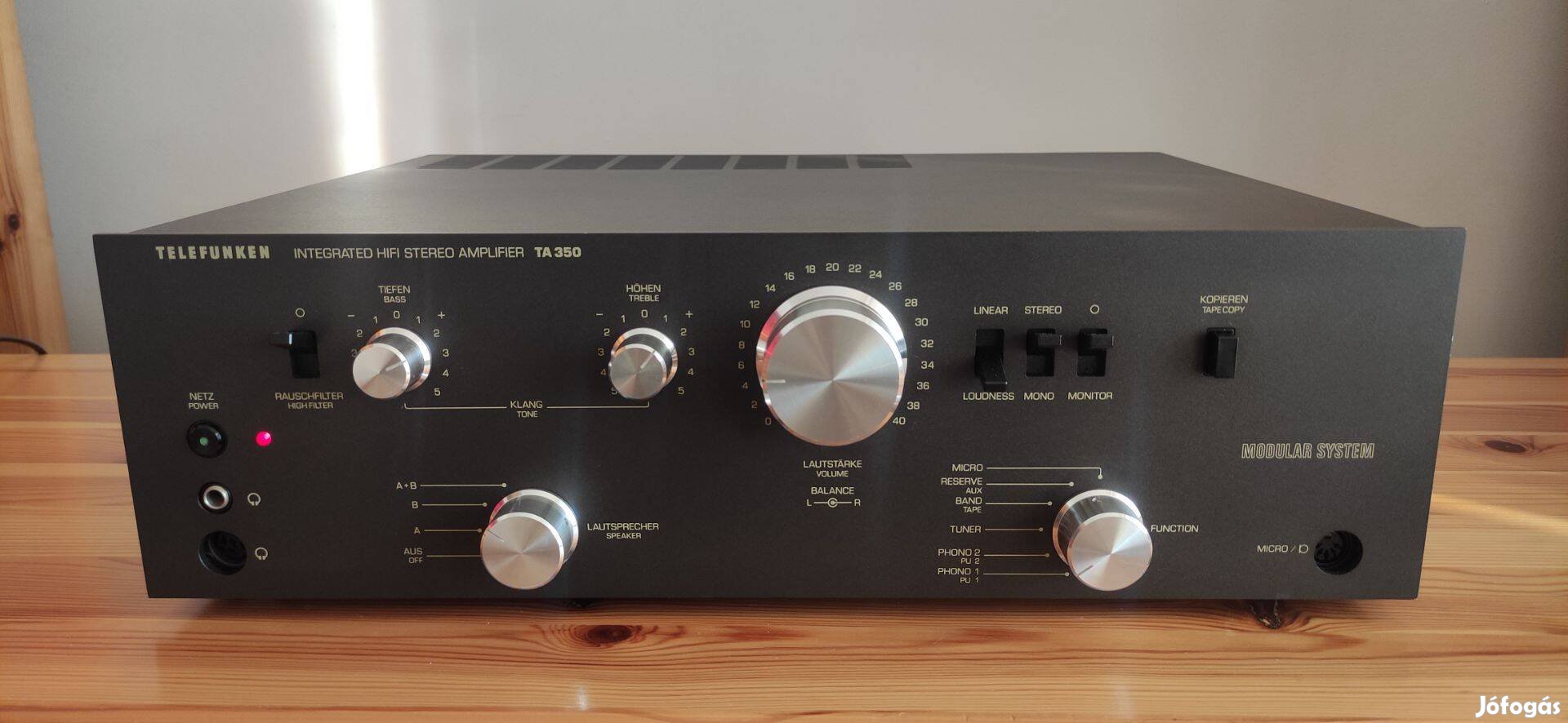 Telefunken TA 350 erősítő