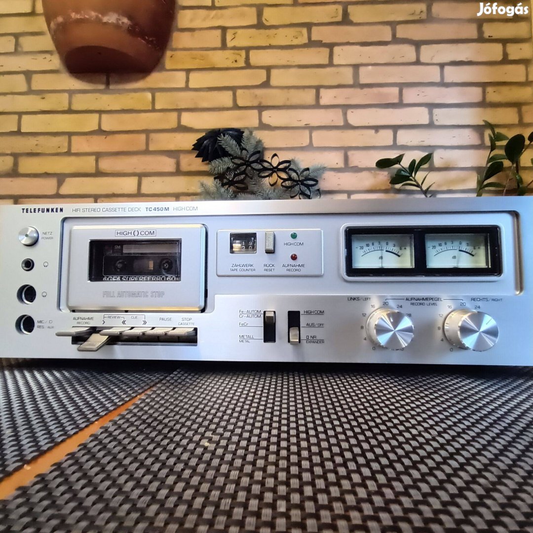 Telefunken TC 450M kazettás deck eladó
