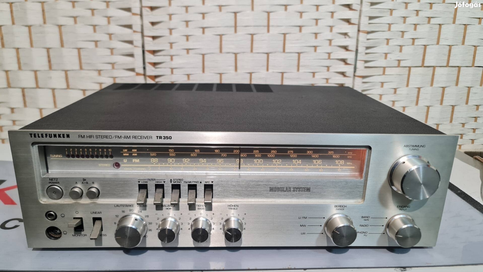 Telefunken TR-350 rádiós erősítő 